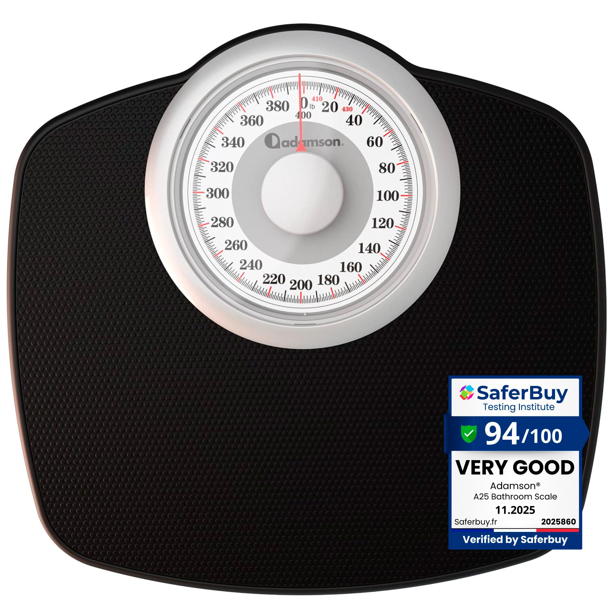 Adamson A25 Scales for Body Weight - Up to 400 LB - New - 5.3" Dial o…