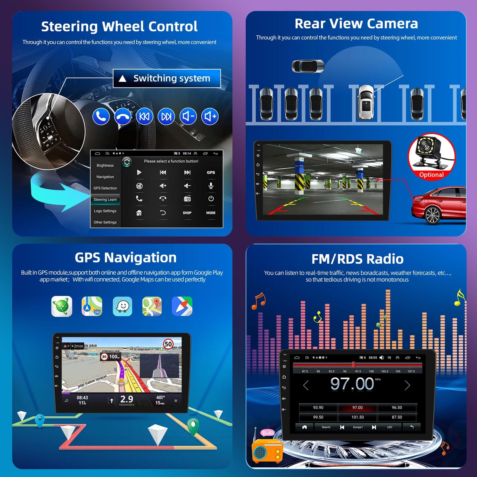 Android 12 Radio estéreo de Coche para BMW Mini Cooper S R50 R52 R53 2004-2007 9 Pulgadas pantalla táctil coche incorporada Carplay Android Auto con BT GPS 4G WiFi Control del Volante RDS(XY2 4Core 1+