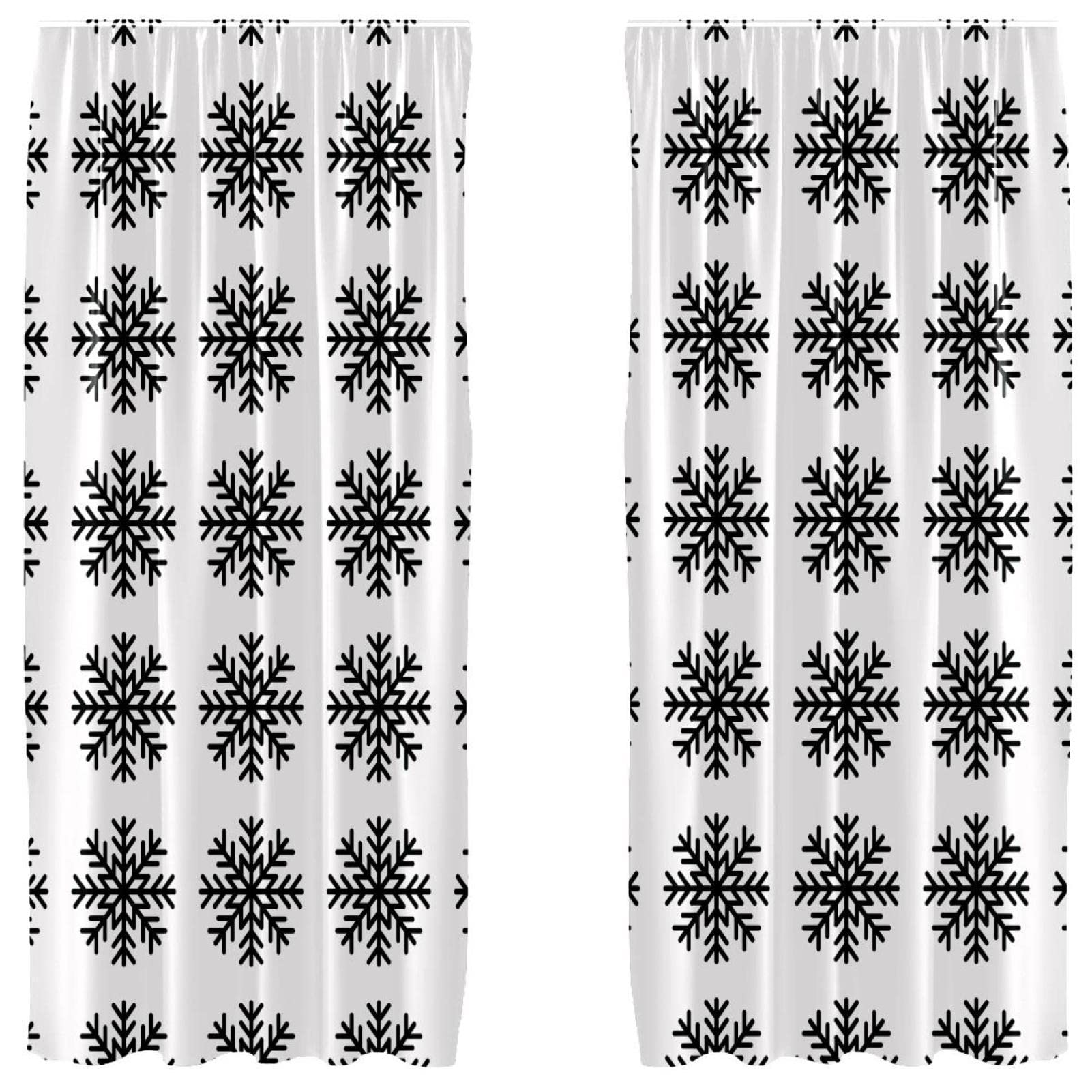 Rideaux de fenêtre occultants pour une ambiance hivernale cosy et calme