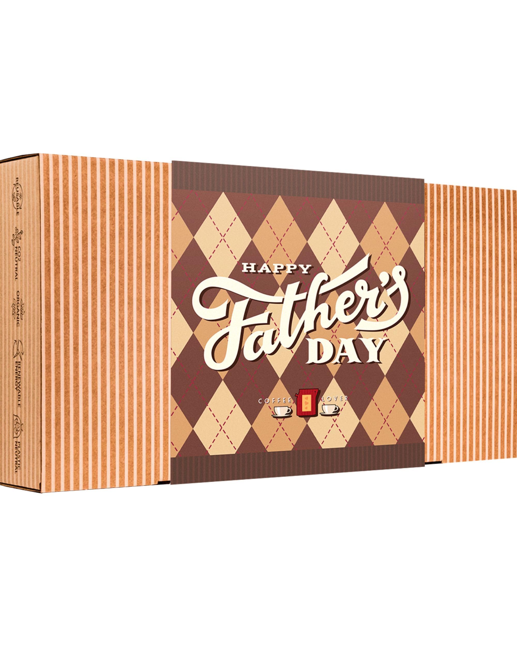 Caja de regalo para el Día del Padre para los amantes del café, 10 de los mejores cafés orgánicos y especiales del mundo | Prepara y disfruta en cualquier momento y en cualquier lugar | Buzón estilo