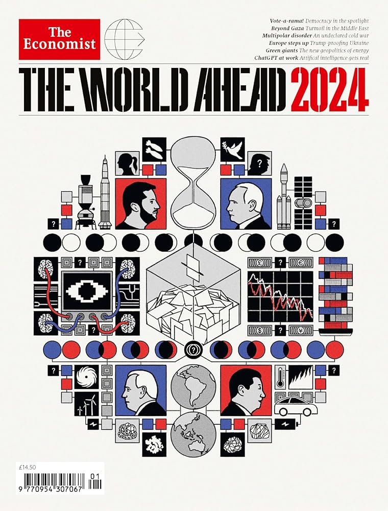 The World Ahead 2024　the Economist【希少】 Amazon.co.jp: The World Ahead 2024 the Economist : 文房具