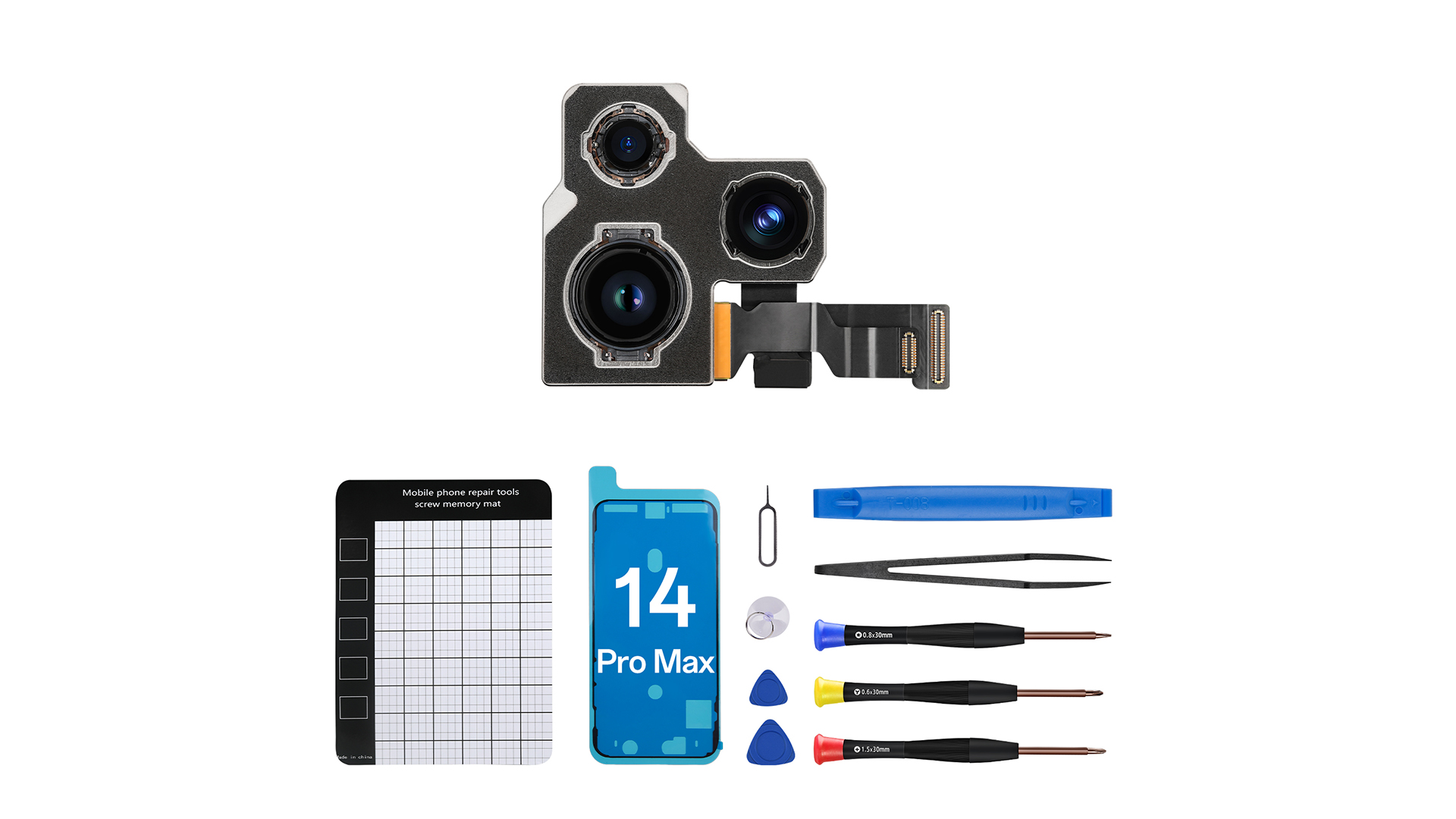 Amazon.com: CYKJGS for iPhone 14 Pro Max Camera Replacement Rear