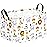 KUNRO Rectang Animals Storage Basket Gift Shelf Basket Storage Bin, Nursery Basket Organizer Box for With Handles for Room Deco