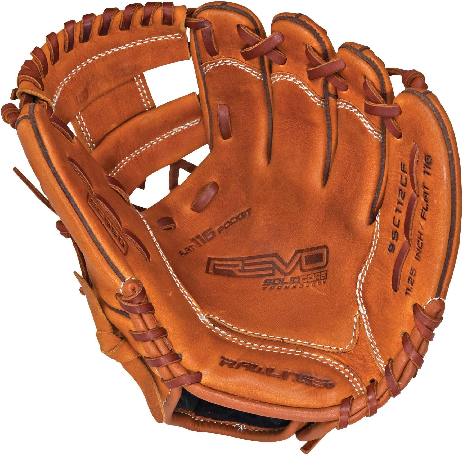 Rawlings Revo 950 Pro I Web Baseball Infield Glove (Dark Tan, Right Hand Throw)