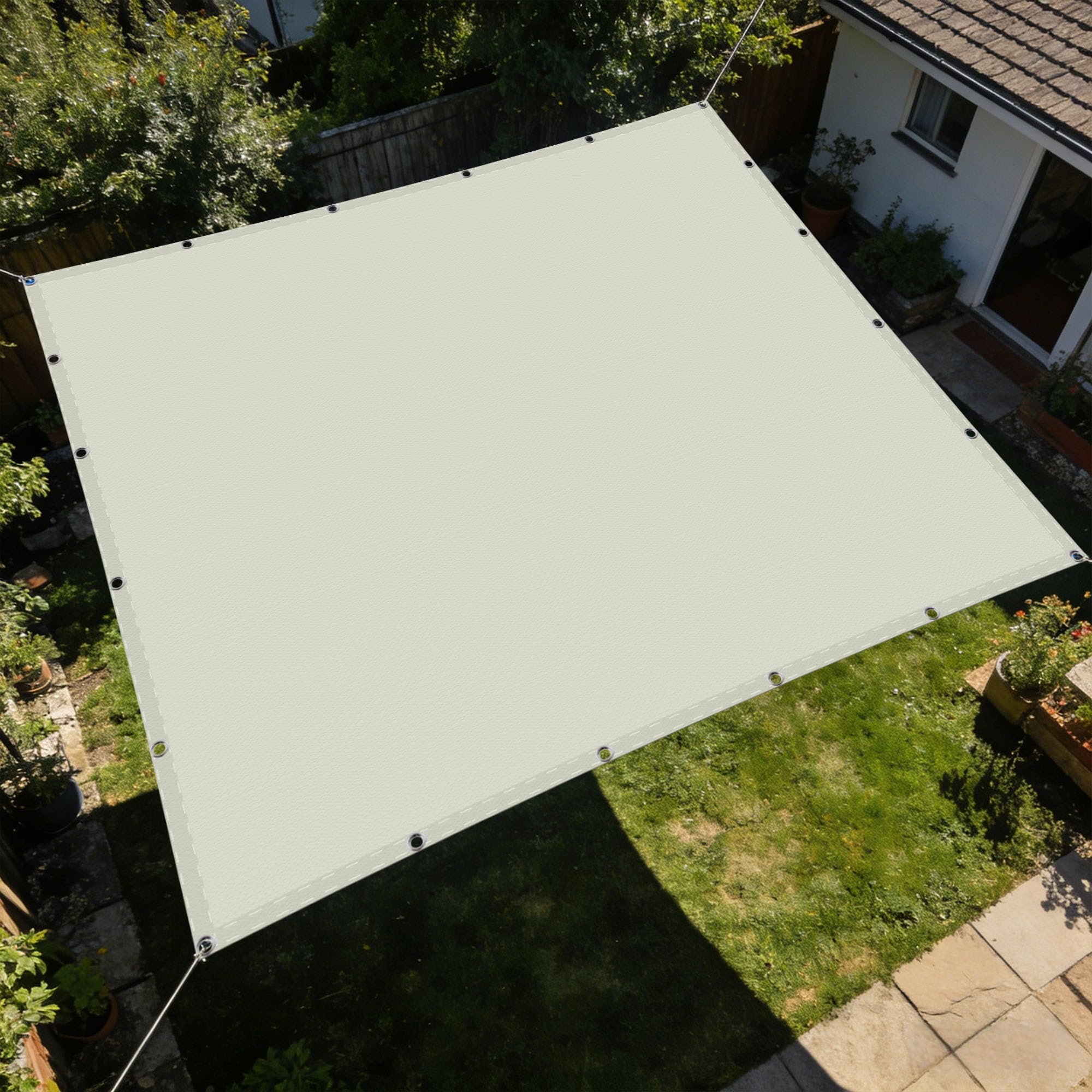 Voile d'ombrage plusieurs tailles protection extérieur