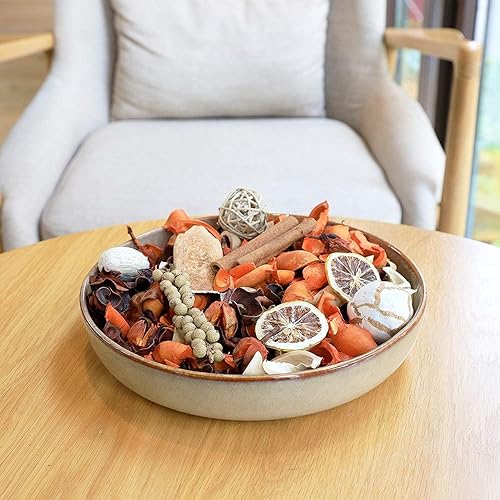 Miniatura 5 de Qingbei Rina Relleno de cuenco de popurrí de otoño, flores secas con aroma a canela, relleno de jarrón decorativo de Acción de Gracias, fragancia