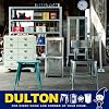 Dulton Double Face Clock 170D2 Matt Brick x Raw Bold 2-Tone Color Double-Sided Wall Clock Small Wall-Mounted Analog Height 20.5 cm Width 28.5 cm Depth 9 cm YR-0643MBC
