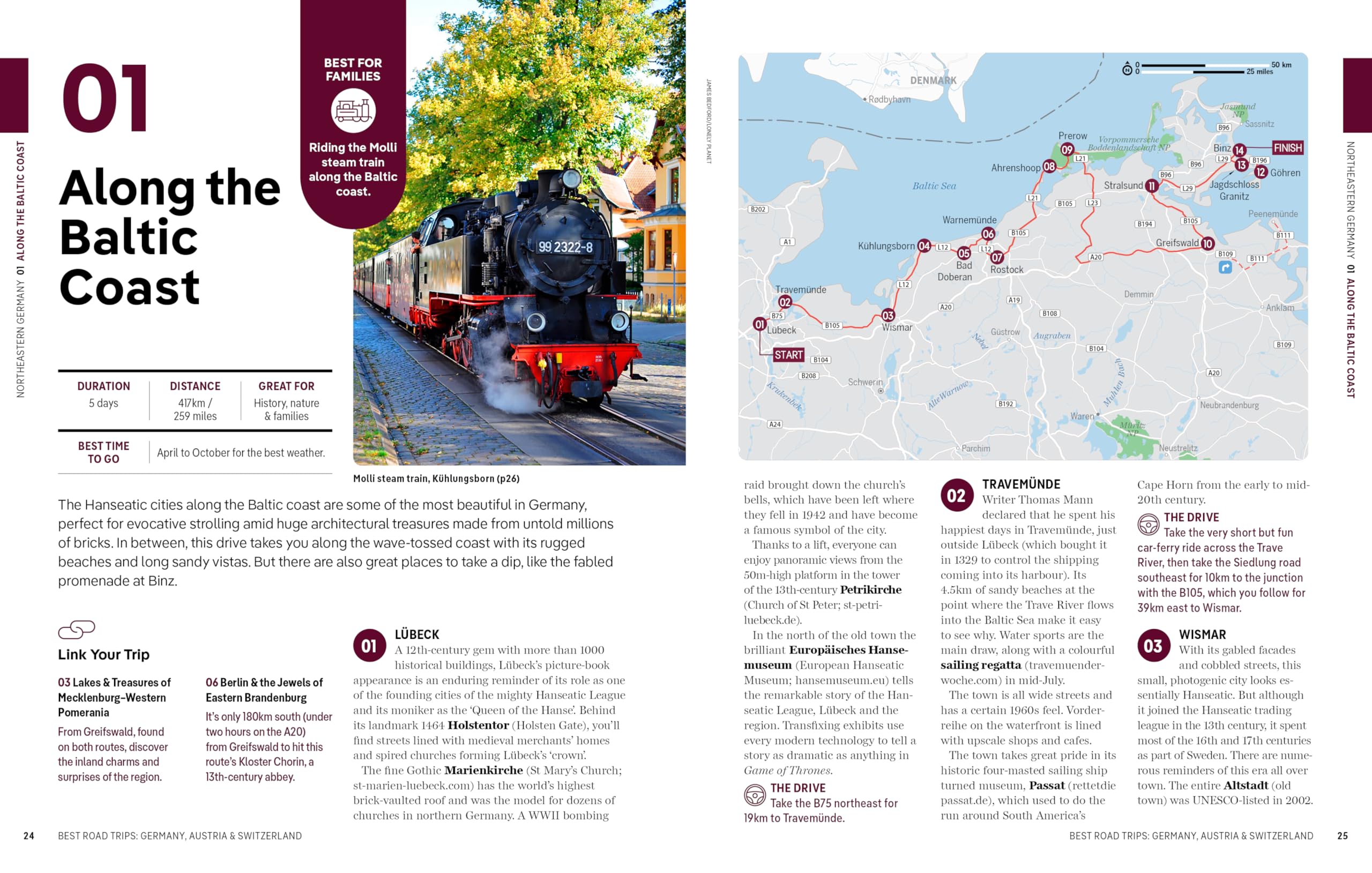 Best Road Trips Germany, Austria & Switzerland 3ed -anglais-: best road trips : escapes on the open road