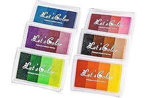 Anyongora Craft Ink Pad: Unleash Your Creativity with Washable Rainbow Inks