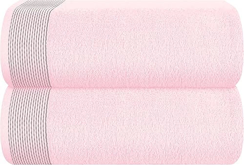 Miniatura 19 de Belizzi Home Juego de 6 toallas de 100% algodón ultra suave, contiene 2 toallas de baño de 28 x 55 pulgadas, 2 toallas de mano de 16 x 24 pulgadas