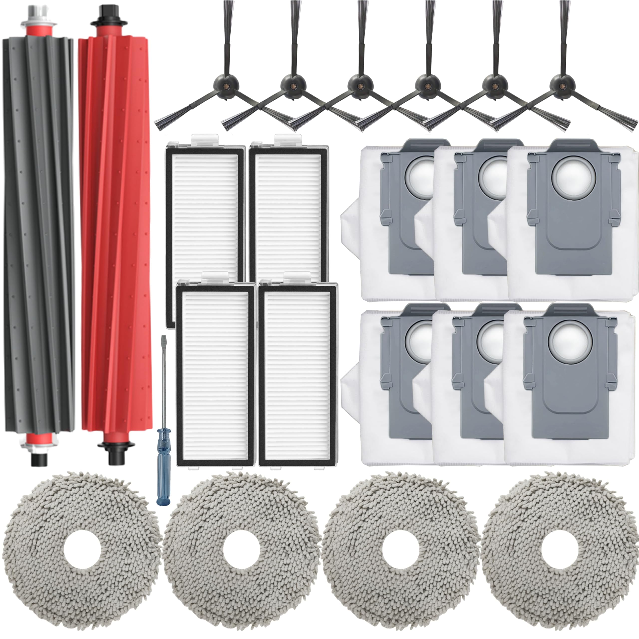 Filters voor Roborock QRevo Master - 24 stuks Filters voor Roborock QRevo Master - 24 stuks