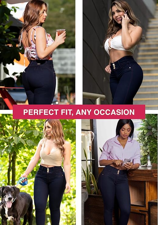 Colombian Butt Lifting Skinny Jeans by Laty