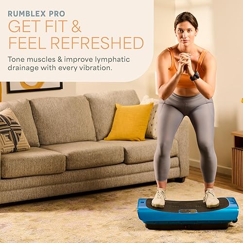 Miniatura 2 de LifePro Rumblex - Placa de vibración 4D Pro - Máquina de ejercicio con plataforma de vibración de cuerpo entero - Equipo de entrenamiento en casa