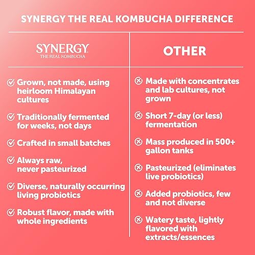 Miniatura 4 de GTS LIVING FOODS Diosa de la guayaba orgánica Synergy Kombucha, 48 FZ