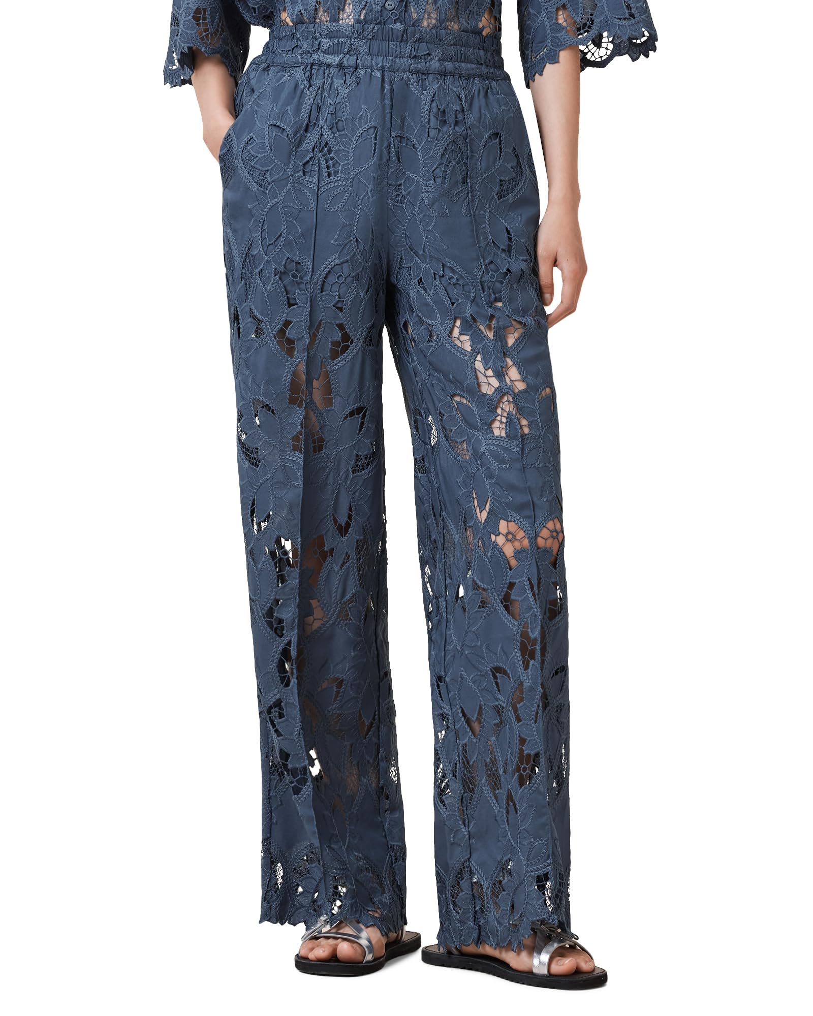 AllSaints Womens Charli Emb Trouser