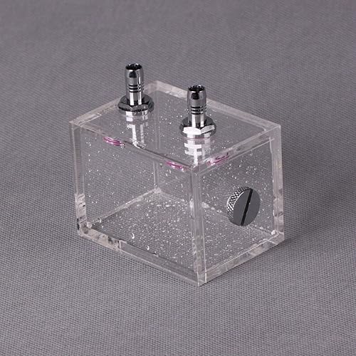 ZJchao 200ml Acrílico Cooler Radiador de refrigeración de agua de reservorio de agua PC CPU bloque de agua