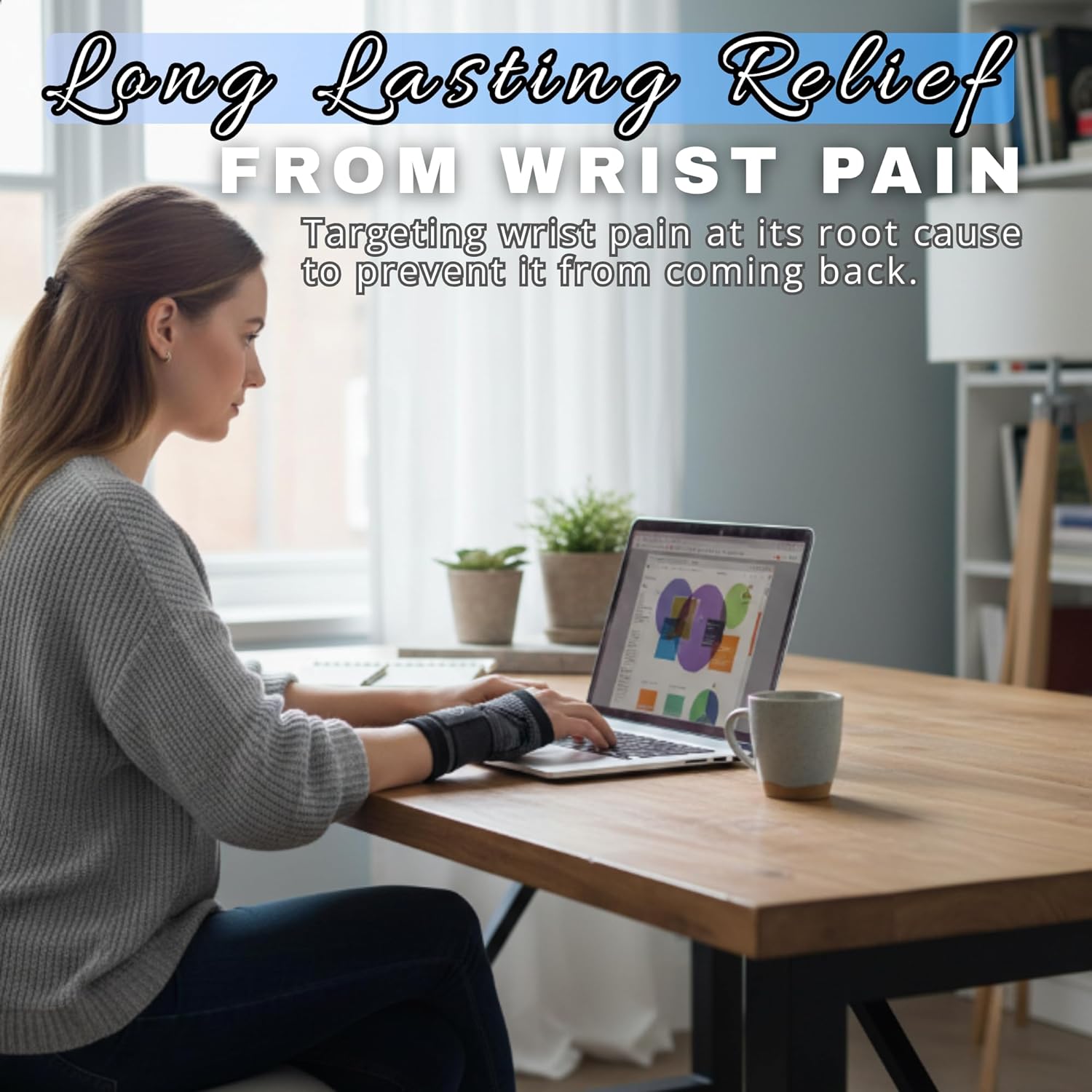 Wrist Brace for Carpal Tunnel Relief – Adjustable Wrist Support & Compression Sleeve for Tendonitis, Arthritis & Pain – One Brace Fits Left or Right Hand, Comfortable Wrist Wrap for Women & Men by Koprez