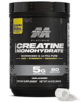 Amazon | MuscleTech プラチナ クレアチン 味付なし 400 g