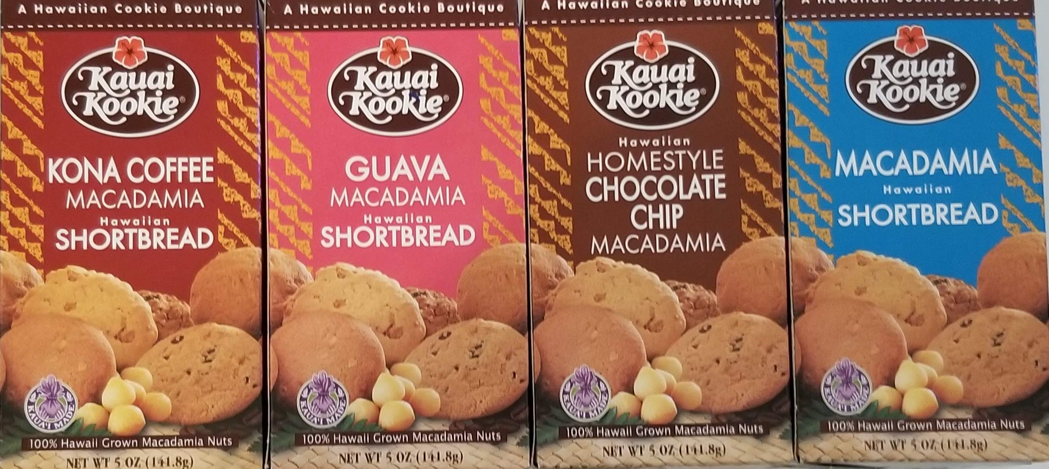 Kauai Kookie Macadamia Assorted Cookies (4-pk)