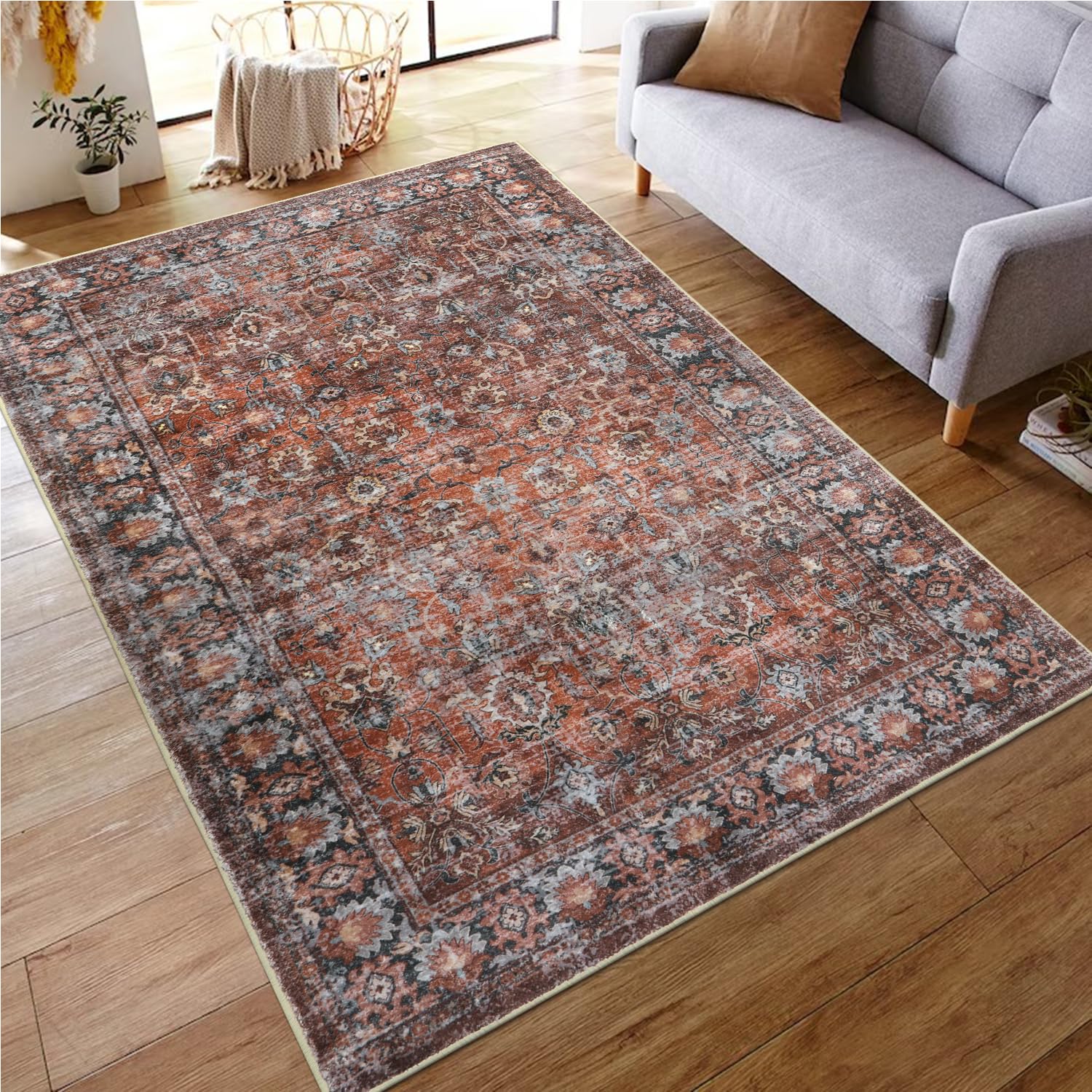 Amazon | HAOCOO ラグ カーペット 洗える 140×200cm オールシーズン