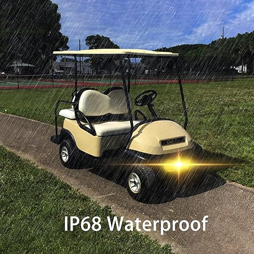 Miniatura 5 de Deluxe Golf Cart LED Light Kit (12V) Compatible with Club Car Precedent 2004-Up, LED Headlight, Taillight with Turn Signals Hazard Light Switch,