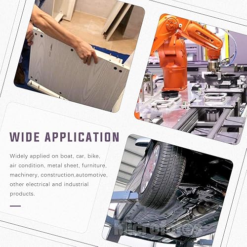 Miniatura 7 de Swpeet 30 piezas de acero inoxidable 304 516-18 pulgadas tuerca remachadora cabeza plana roscada kit surtido Nutsert para automóviles, muebles,