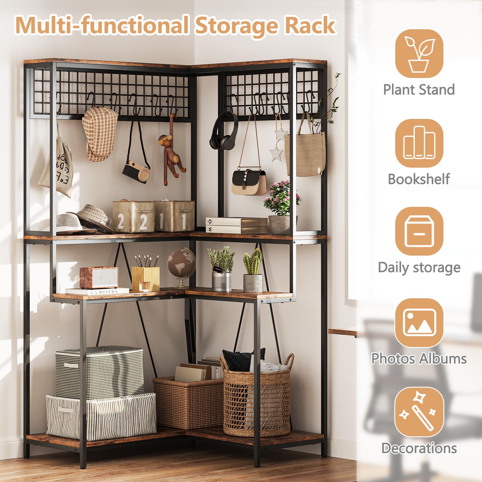 Amazon.com : Indoor Corner Plant Stand Tall 67