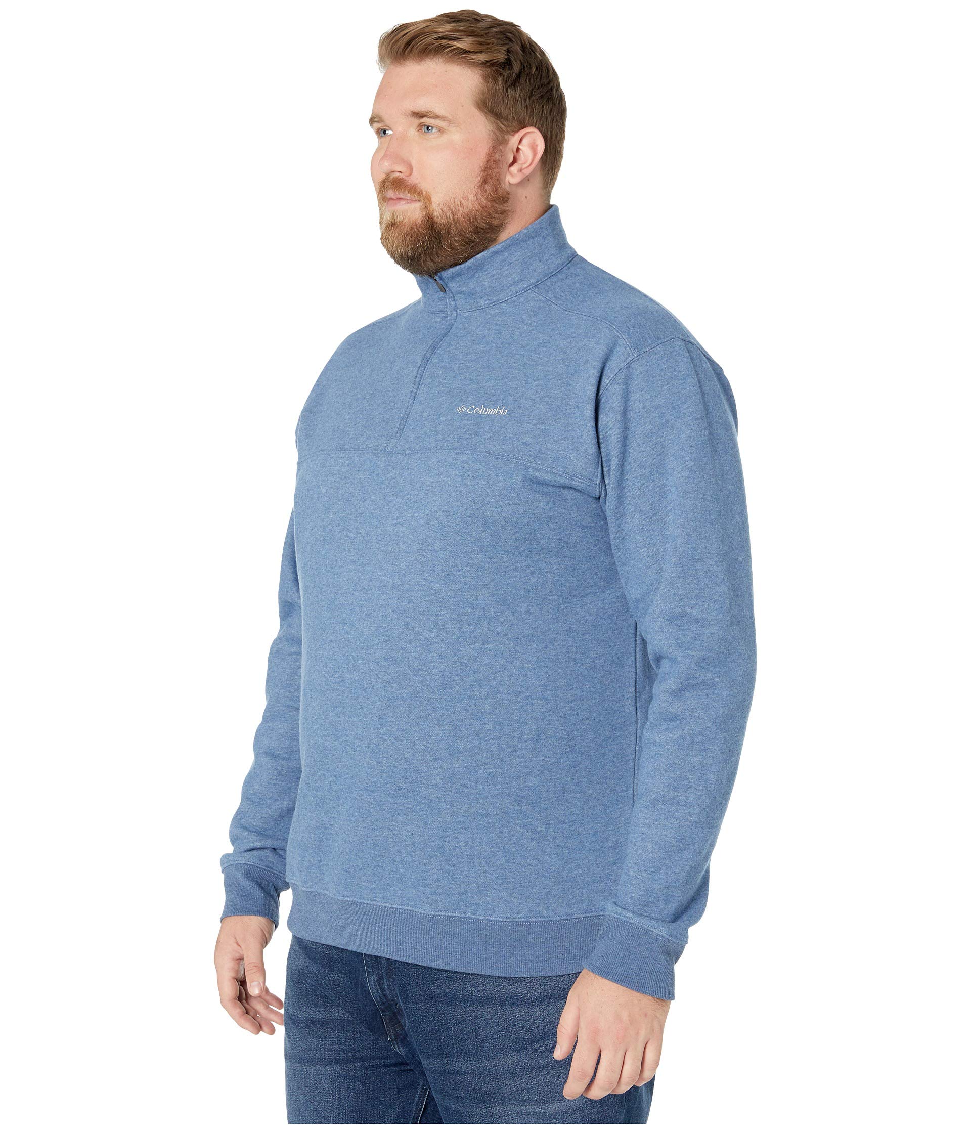 Columbia Hart Mountain II Media Cremallera Camiseta para Senderismo Hombre (Pack de 1)