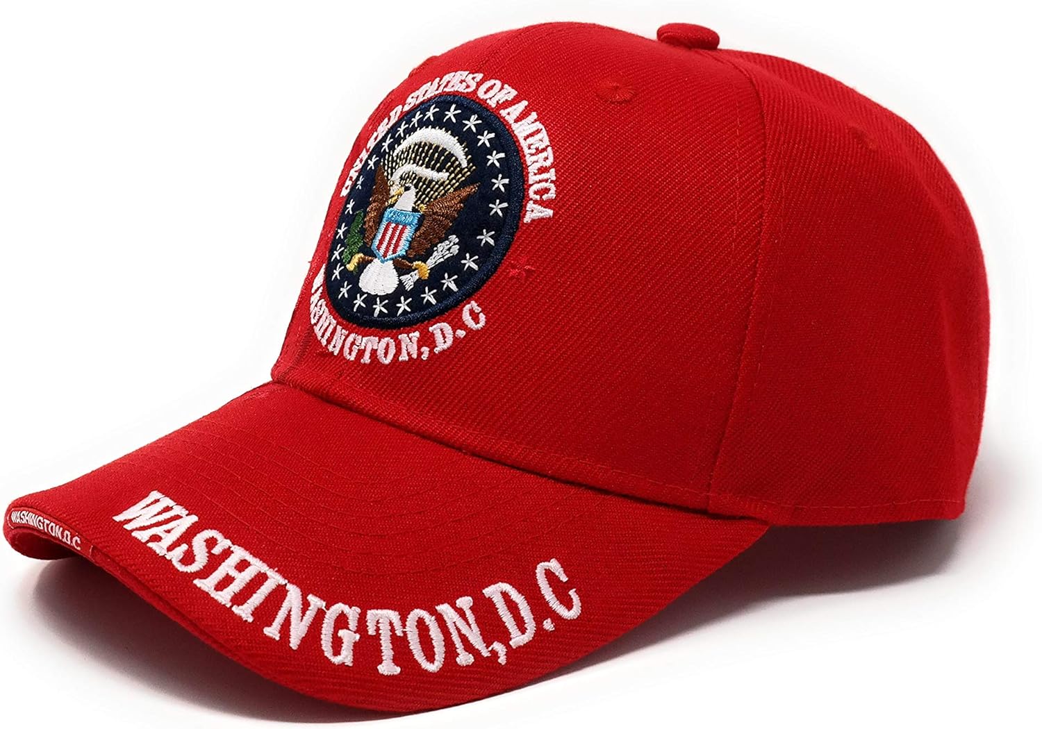 Presidential Seal Hat Washington DC Hat Baseball Cap (Red)