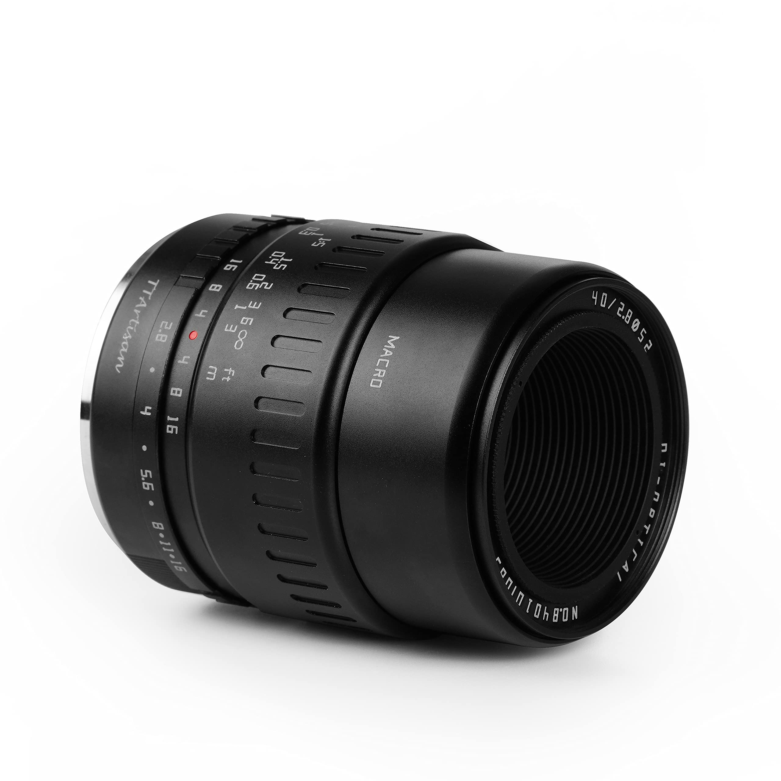 TTARTISAN 40mm F2.8 Objetivo de cámara Macro para Montura M43 APS-C Enfoque Manual para Insectos Joyería Retrato Naturaleza Muerta