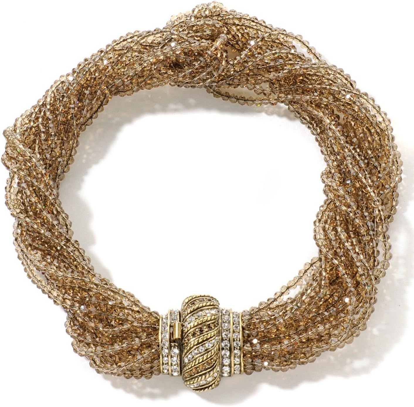 Heidi Daus Beaded Opulence Torsade Necklace Absolutely Spectacular PC SWAROSVKI