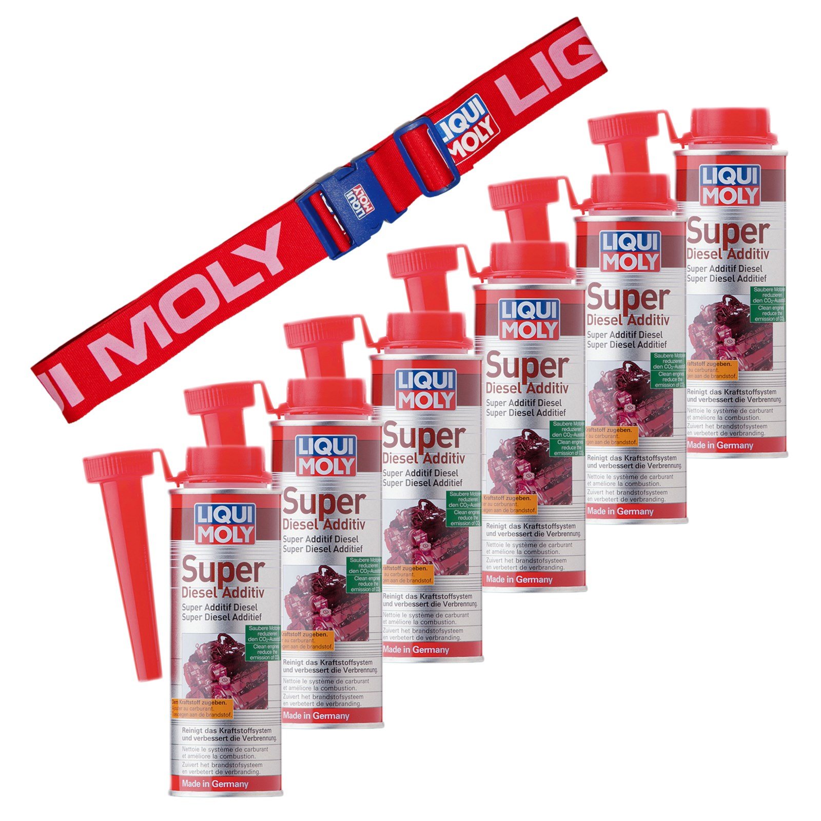 6 x 250 ml Liqui Moly – Additivo Super Diesel DIESEL Additivo carburante complementare complementare