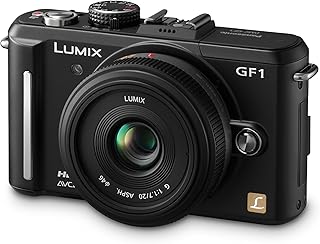 Panasonic Lumix GF1 12 1MP Digital System Camera 20mm Lens Kit Black Panasonic Lumix GF1 12 1MP Digital System Camera 20mm Lens Kit Black
