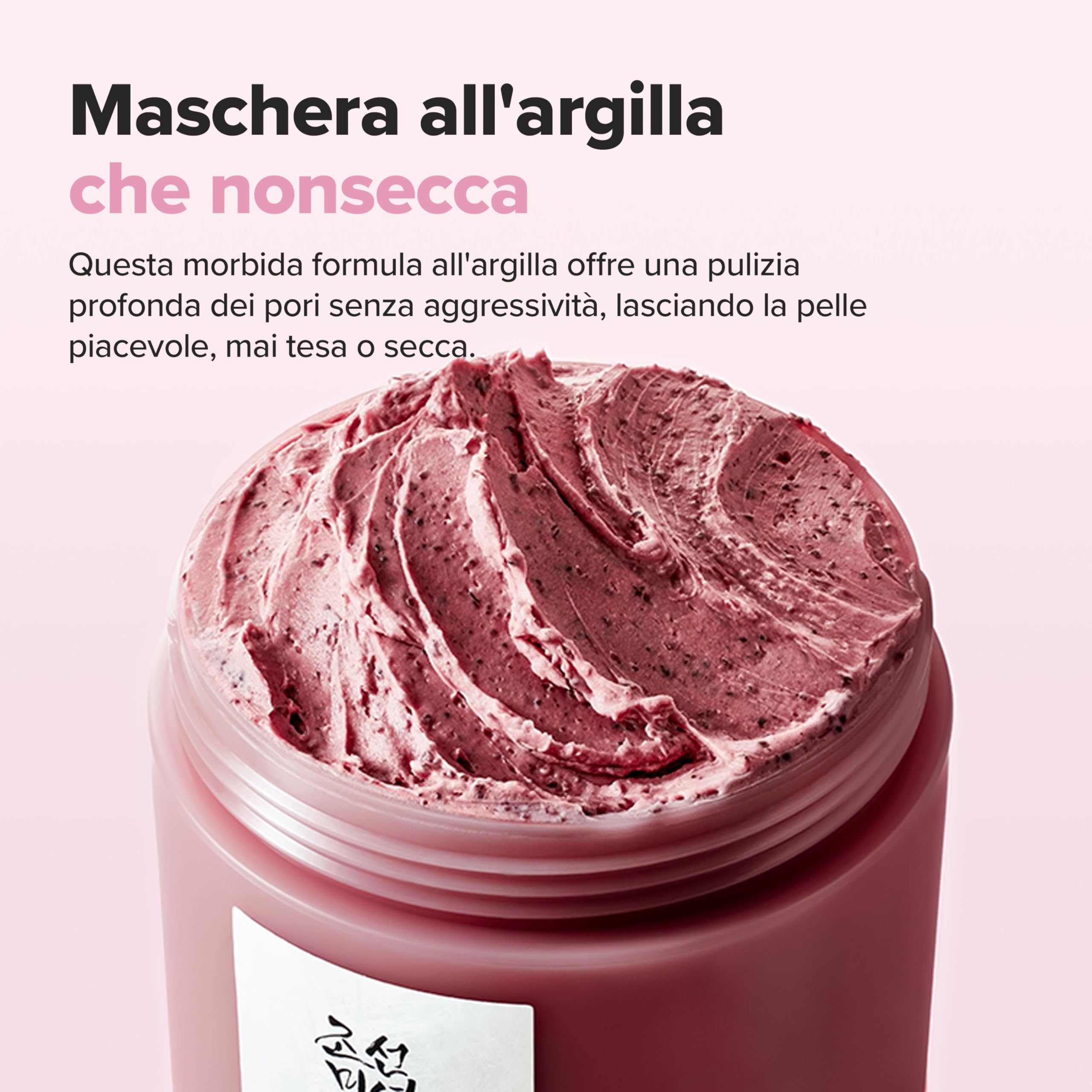 Beauty of Joseon Maschera Rinfrescante Per I Pori Ai Fagioli Rossi, Crema Di Fango, Maschera Idratante, Esfoliante Per La Pulizia Dei Pori,140 Ml, 4,73 Fl.Oz