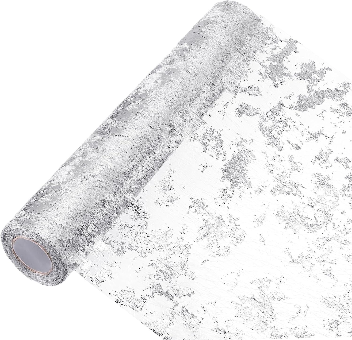 uxcell Deep Purple Table Runner 11 x 360 Inch, Metallic Foil Thin Mesh Table Runner Roll for Event Party, Birthday Party, Weddings, Christmas, New Year (Pack of 2)