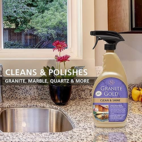 Miniatura 3 de Granite Gold Clean and Shine Spray - Limpieza profunda y pulido sin rayas de granito, mármol, cuarzo, 24 onzas líquidas (paquete de 1)