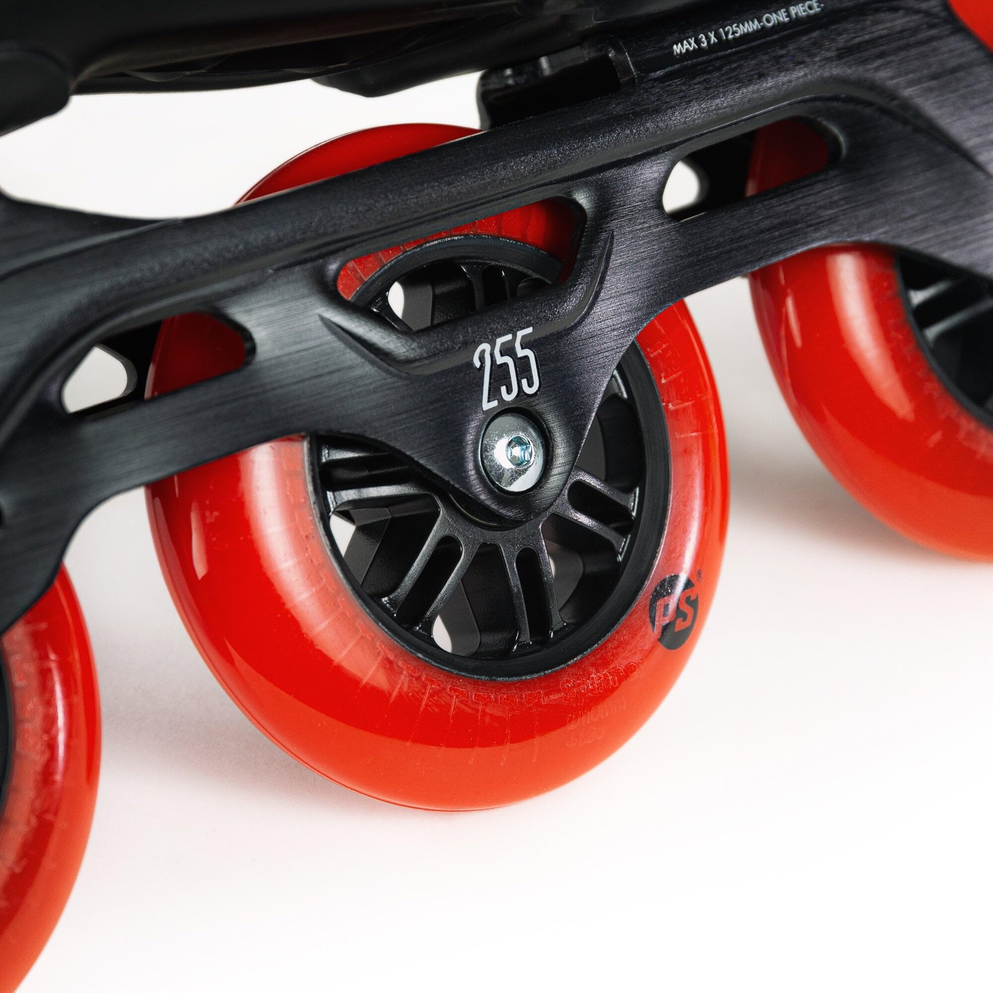 Powerslide Inline Skate Imperial Black Red 110, für Urban und Fitness, für Damen und Herren