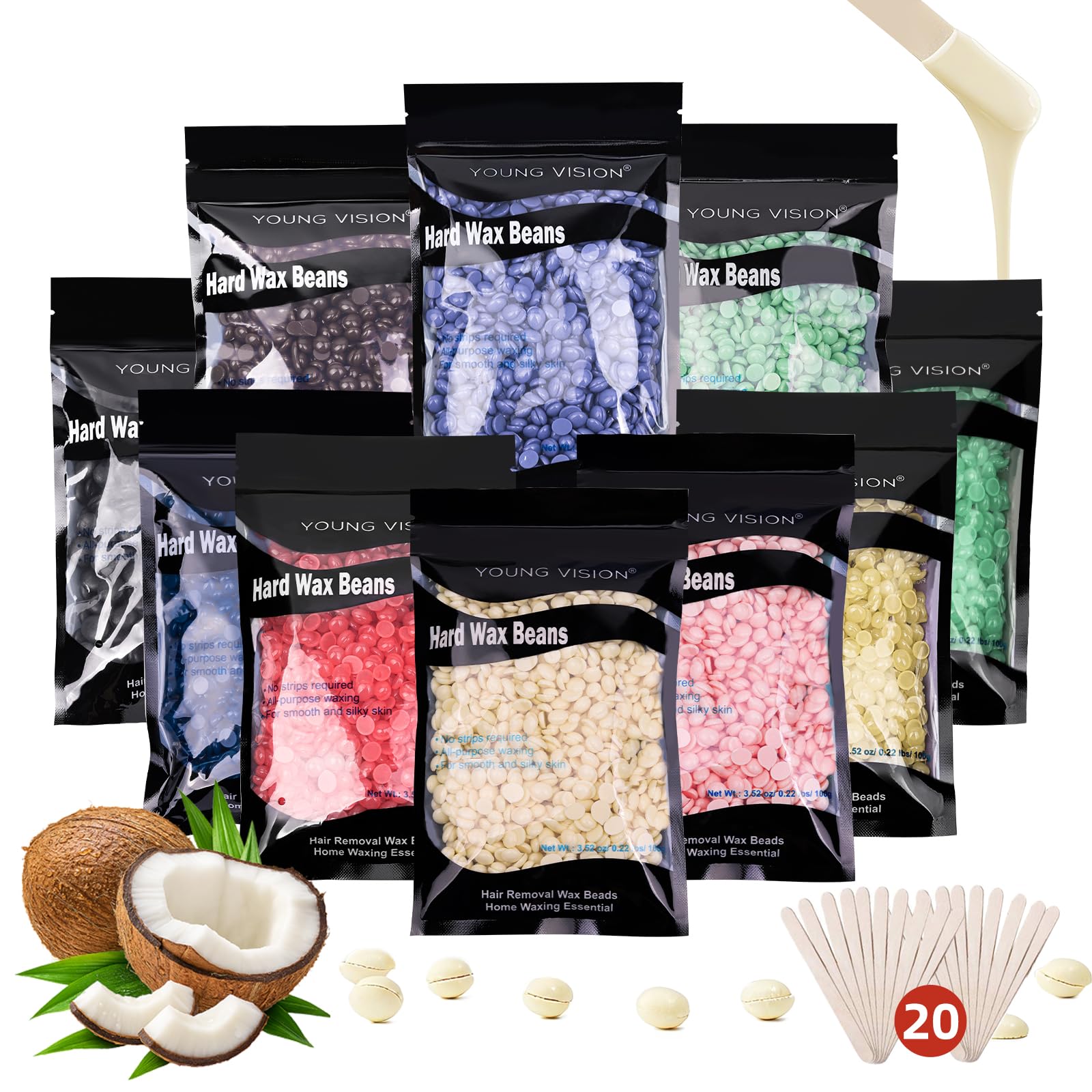 YOUNG VISION Hard Wax Beads