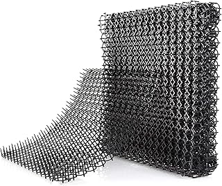 Homarden Cat Deterrent Outdoor Mat: Pet Deterrent Mats for Cats and Dogs - Indoor/Outdoor Deterrent Training Spike Mat Devices - Keep Away Cats Plastic Mats with Spikes - 16 x 13 Inches, 6 Pack