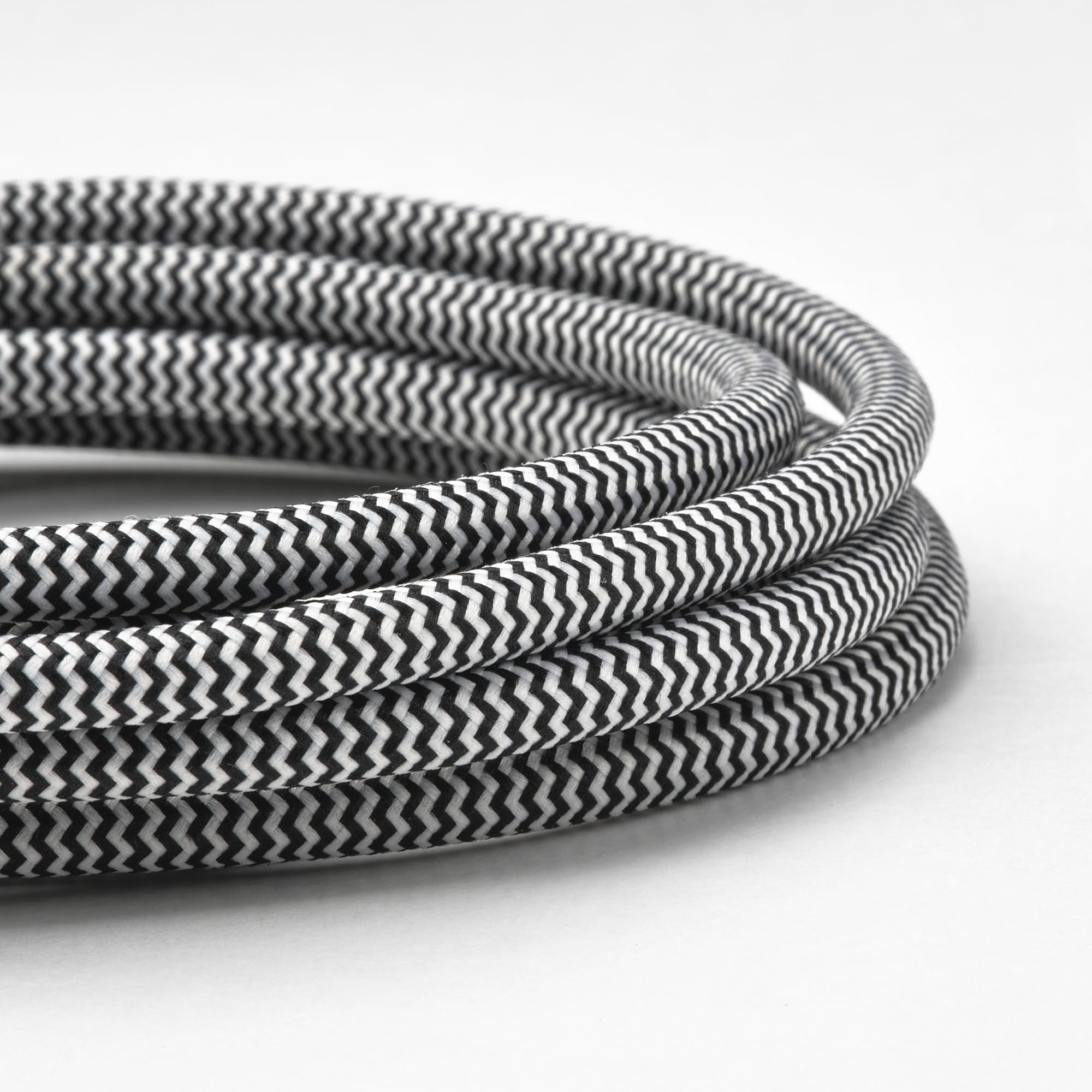ProTuning RUNDHULT USB-C do USB-C, czarny/biały, 1,5 m/100 W