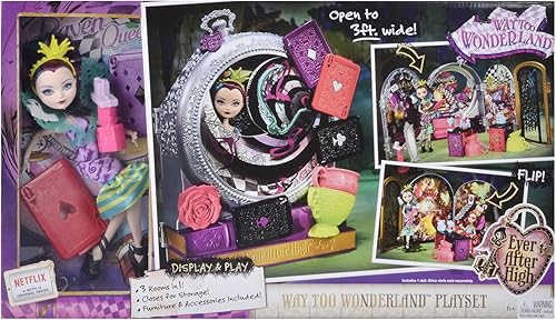 Miniatura 4 de Set de Juego de Ever After High Way Too Wonderland High and Raven Queen