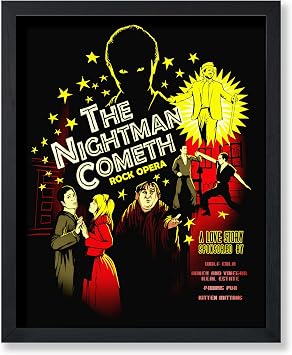 Poster Master Its Always Sunny in Philadelphia Print - Nightman Cometh Poster - Television Series Art - Gift for Men & Women - Decor for Home Theater, Living Room or Office - 8x10 UNFRAMED Wall Art