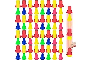 32 PCS Jumping Rockets Popper Spring Launchers Toys