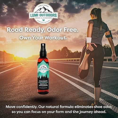 Miniatura 9 de Paquete de Espray Desodorante Natural para Zapatos y Polvo para Pies de Lumi Outdoors - Limón Eucalipto y Polvo para Pies