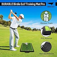 Vista 5 de Birdie Mat Pro Premium - Alfombrilla de entrenamiento de swing para analizar la trayectoria del swing y el impacto de la pelota