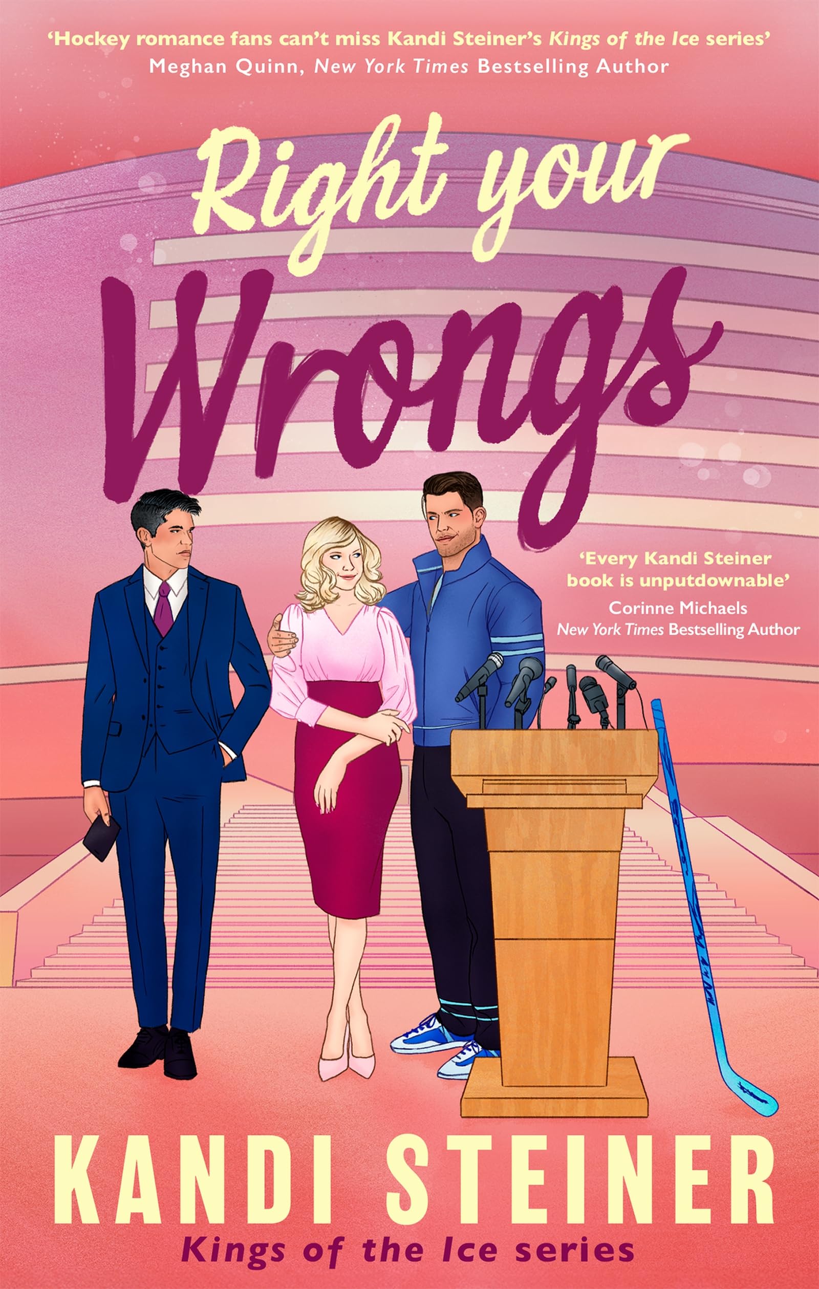 Right Your Wrongs: Forbidden, second-chance steamy ice hockey romance (Kings of the Ice)