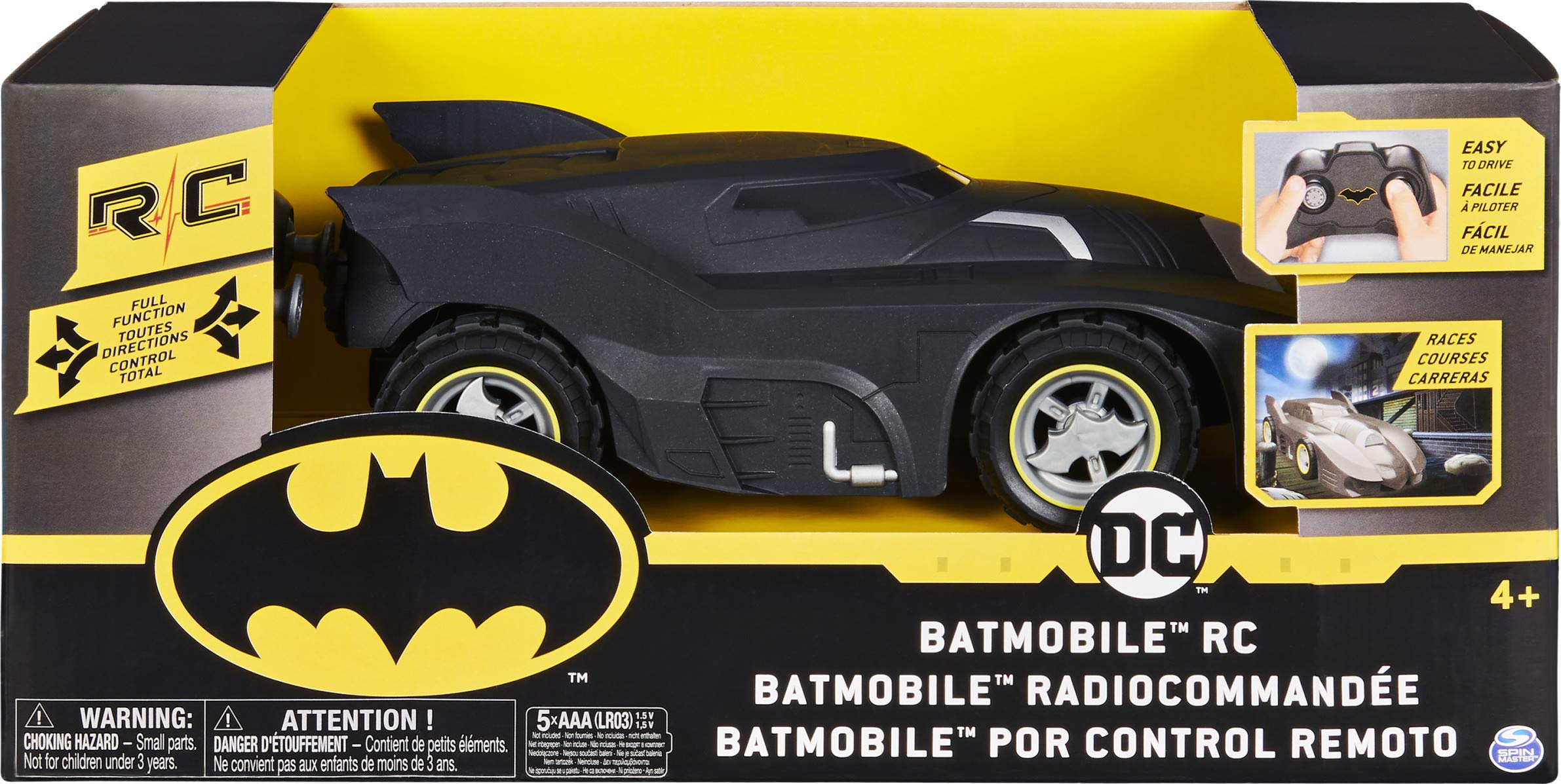 Spin Master Carros A Control Remoto De Batman Vehiculo Control