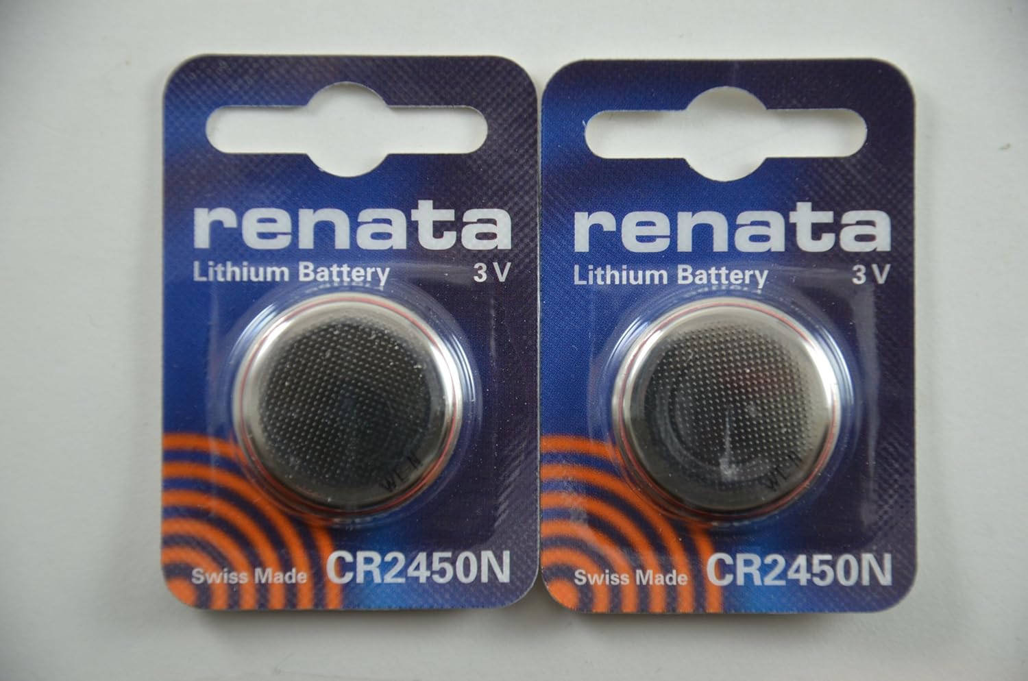 Renata 2x CR2450 / DL2450 / ECR2450 / LM2450 / CR2450N 3V Lithium