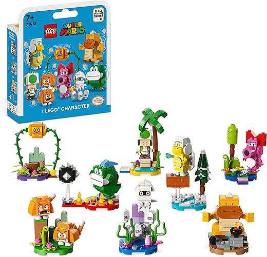 LEGO 71413 Super Mario Pack Personaggi - Serie 6, Mystery Box con Personaggio da Collezione (1 Figura - Sorpresa Casuale), si Combina con gli Starter Pack