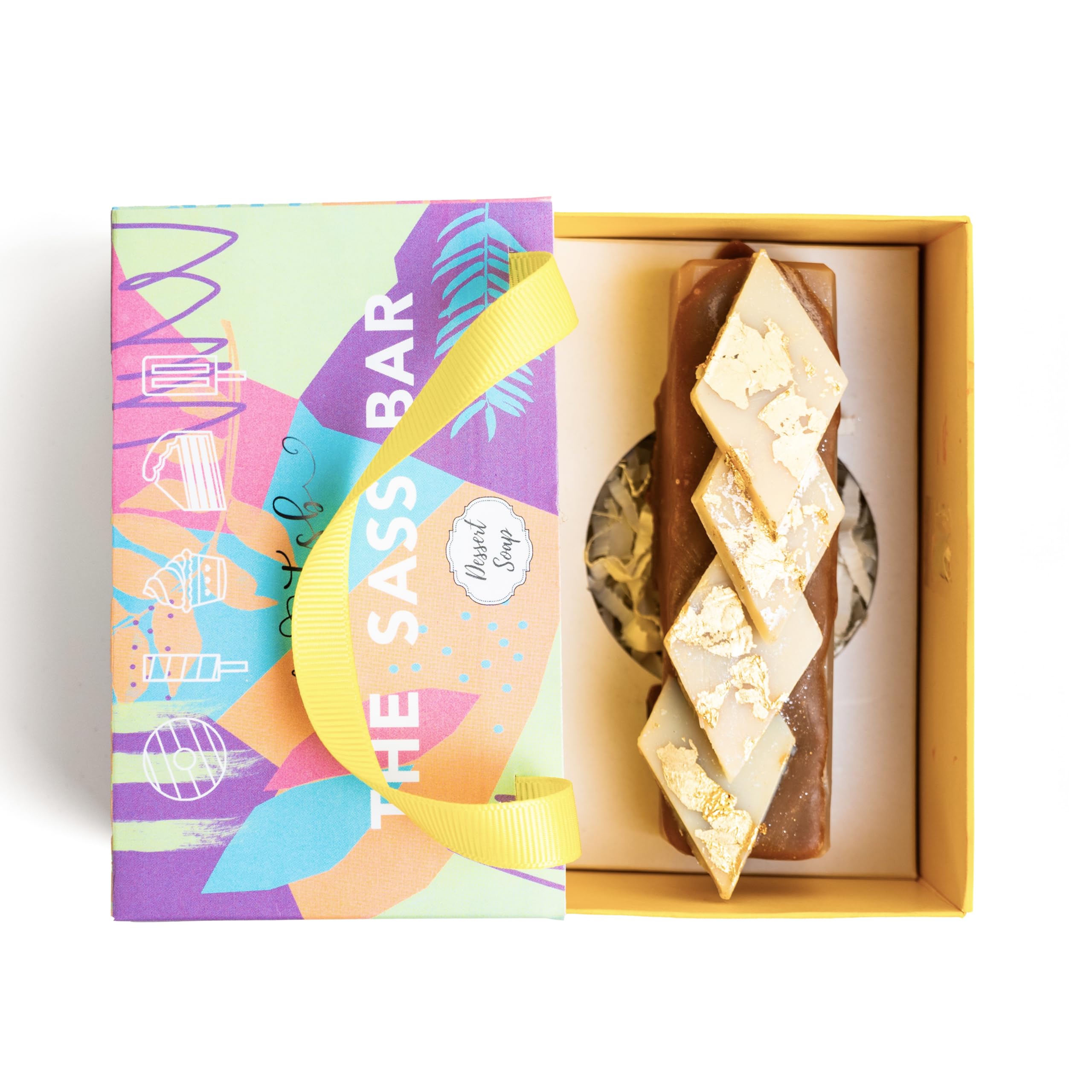 Handmade Soaps - Kaju Katli Chocolate Barfi. Deep Cleansing, Exfoliating & Moisturizing | Gift Box for all Occasions | Natural Ingredient Vegan Plant-Based Bathing for Healthy Soft Skin